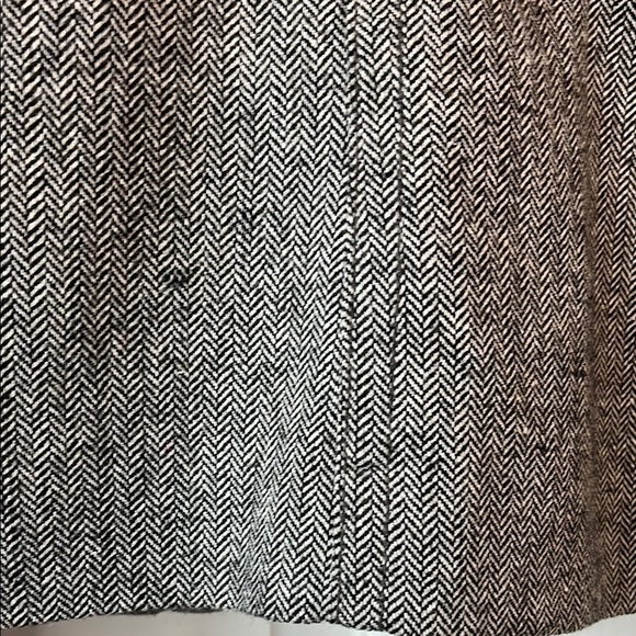 Y2k Fossil Gray Tailored Wool Blend Blazer with Notched Lapel - Size Small - Picture 9 of 14